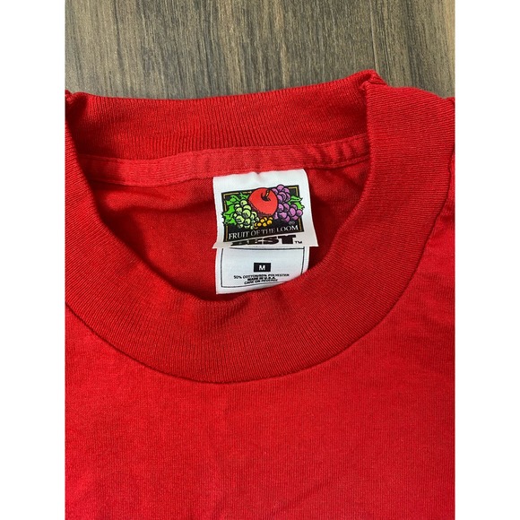 VTG 90s Fruit of the Loom USA New Mexico Lobos single stitch graphic t-shirt, M - Picture 5 of 6